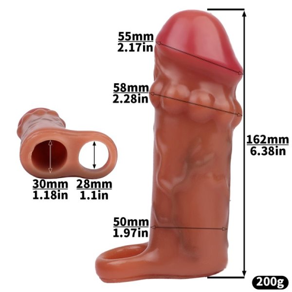 (image for) Realistic Male Penis Sleeve - B
