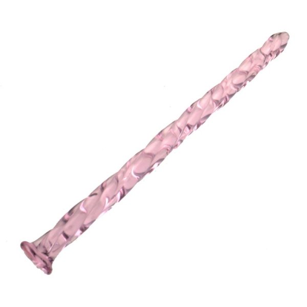 (image for) Pink Glass Threaded Urethral Plug Kit