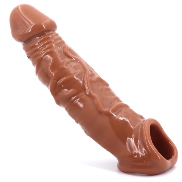 (image for) S/M Size Penis Extension Sleeve Reusable Condoms
