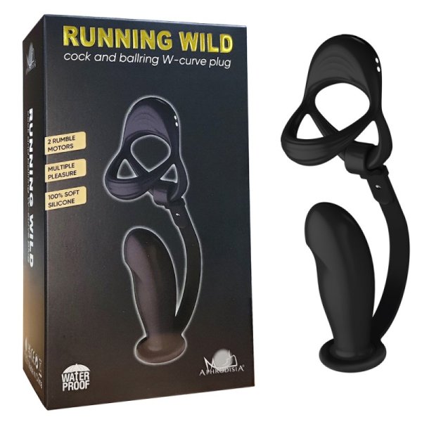 (image for) Cock & Ball Ring With Prostate Plug