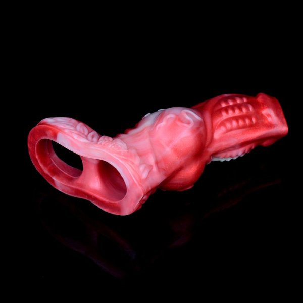 (image for) Flame Lifelike Penis Sleeve - A