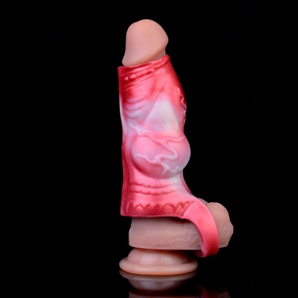 (image for) Flame Lifelike Penis Sleeve - B