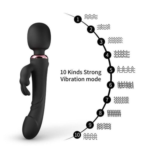 (image for) Rabbit Wand Dildo Vibrator