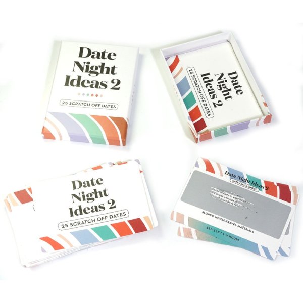 (image for) Date Night Ideas Scratch Cards 2