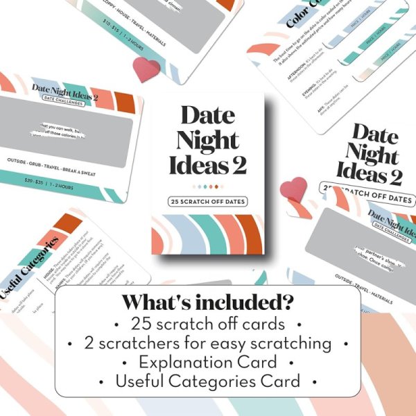 (image for) Date Night Ideas Scratch Cards 2