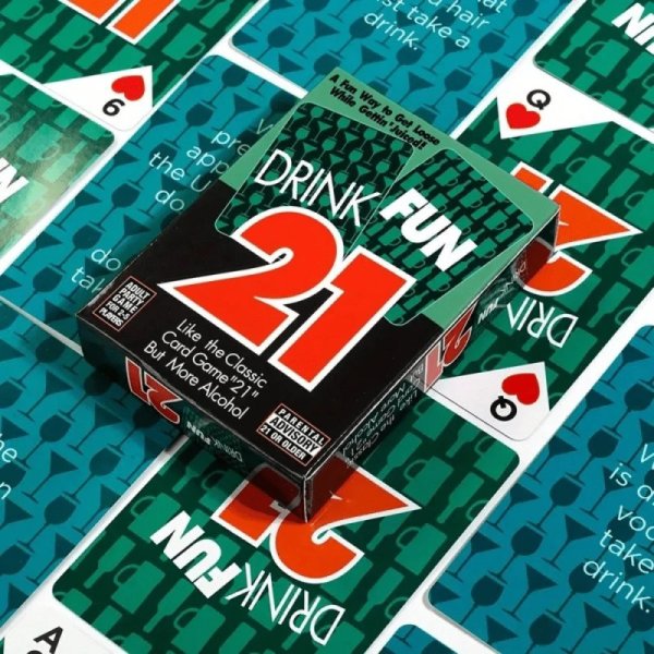 (image for) Drink Fun 21 Drink Drinking Card Games
