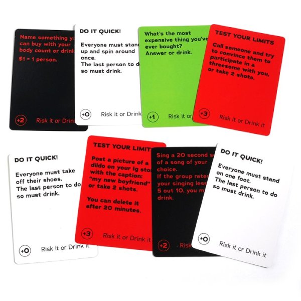 (image for) Risk It Or Drink It Drinking Card Game
