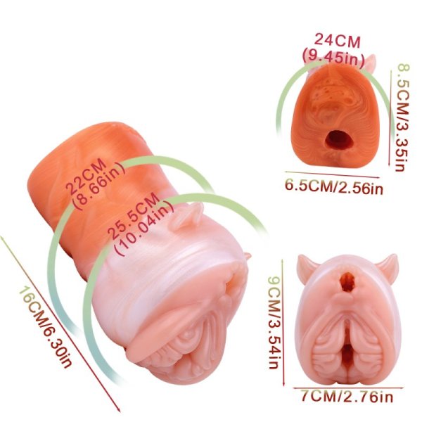 (image for) Fox Dual Channels Masturbation Sleeve