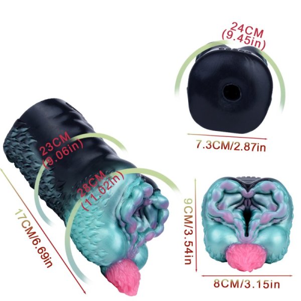 (image for) Black Python Pocket Vagina Stroker - C