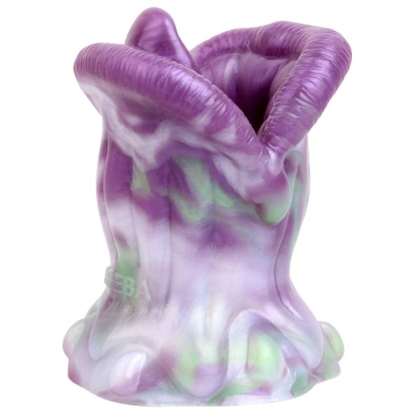 (image for) Hollow Tunnel Butt Plug & Pocket Stroker - Hot Lips