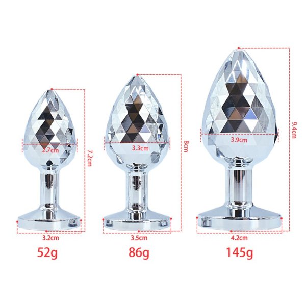 (image for) Smooth Diamond Jewelry Butt Plug