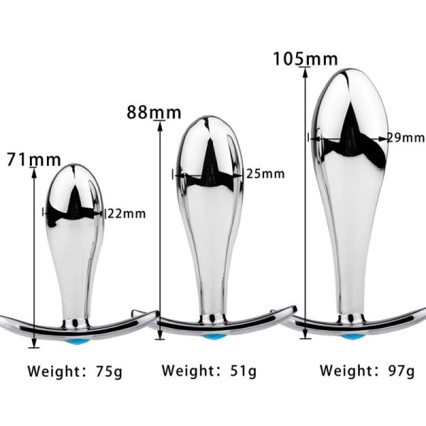 (image for) Detachable Anchor Metal Butt Plug