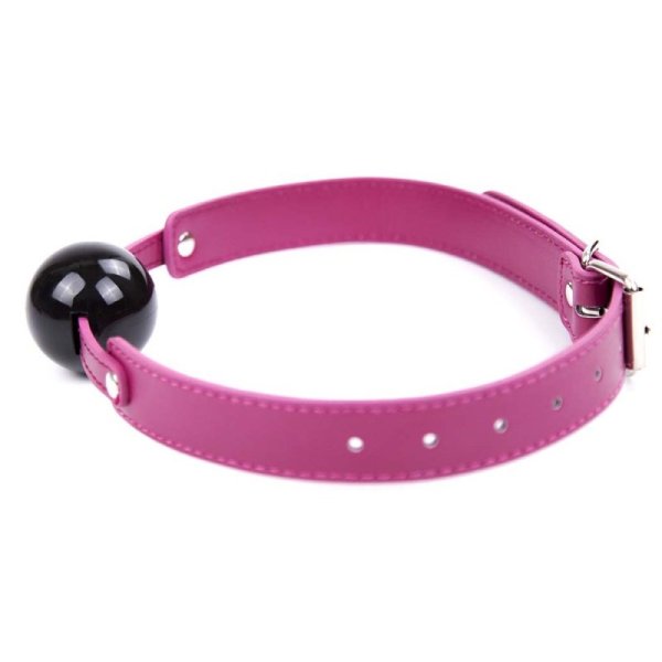(image for) Black Ball Rose Belt Ball Gag