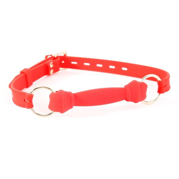 (image for) Silicone Bone Gag with Silicone Strap