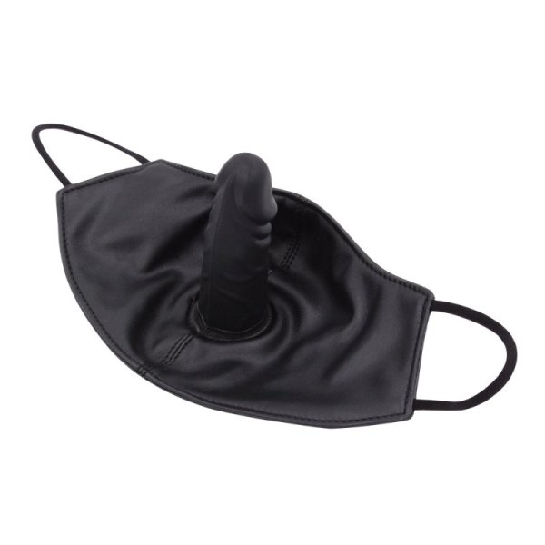 (image for) Leather Face Mask Dildo