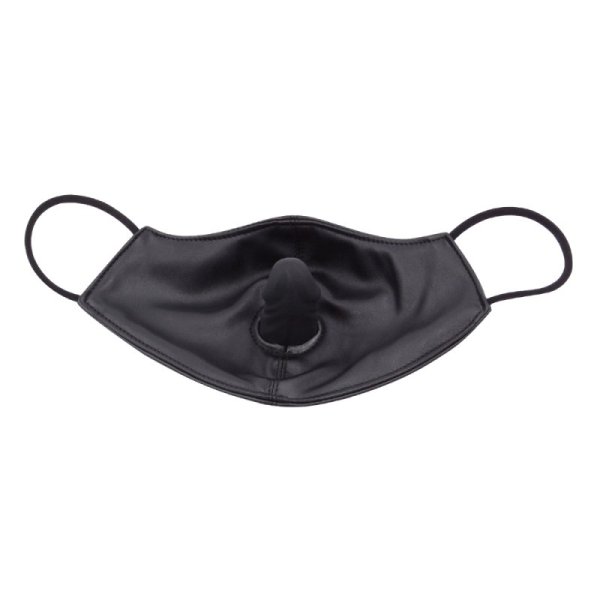 (image for) Leather Face Mask Dildo