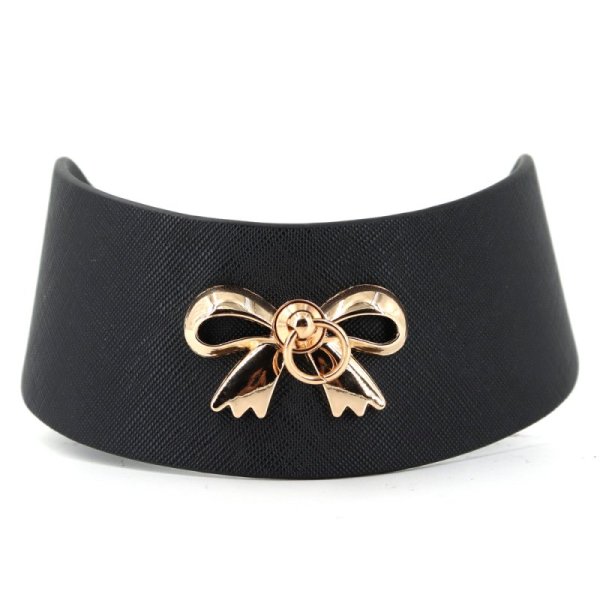 (image for) Bow Tie Golden Leash Collar