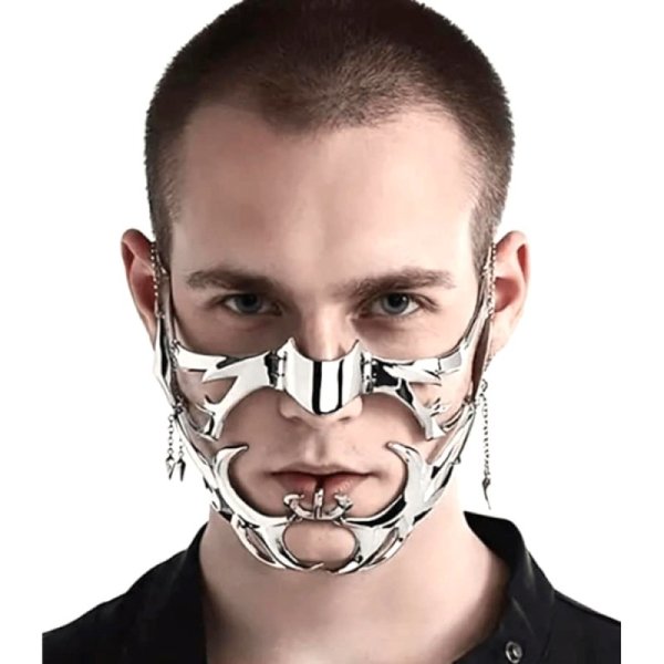 (image for) Halloween Party Prom Metal Mask Set