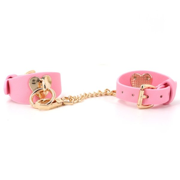 (image for) Barbie Pink Leather HandCuffs