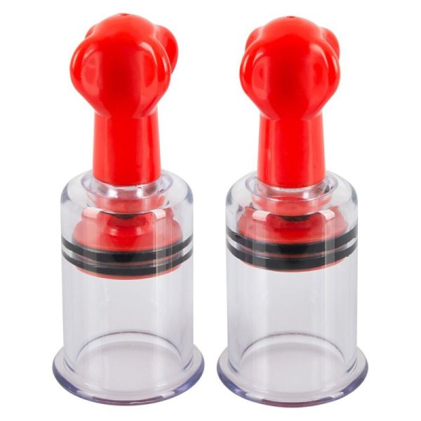 (image for) Twist Nipple Suckers - Red