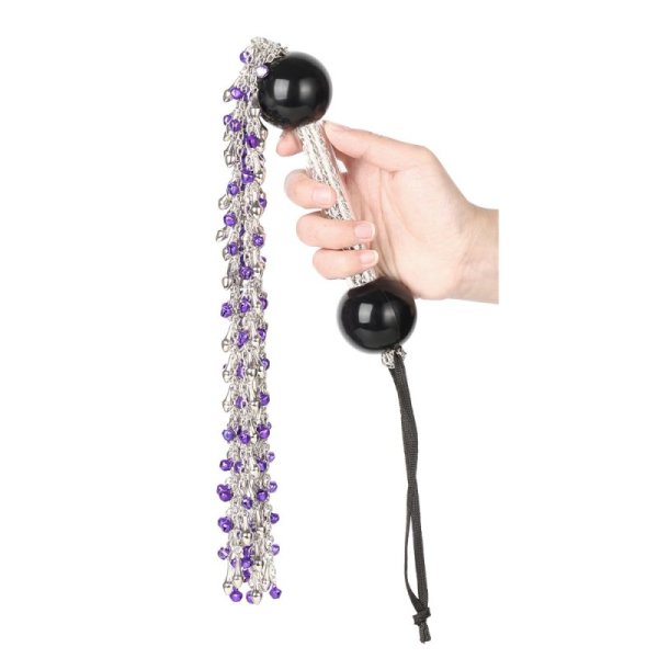 (image for) Metal Sexual Whip With Nipple Clamp