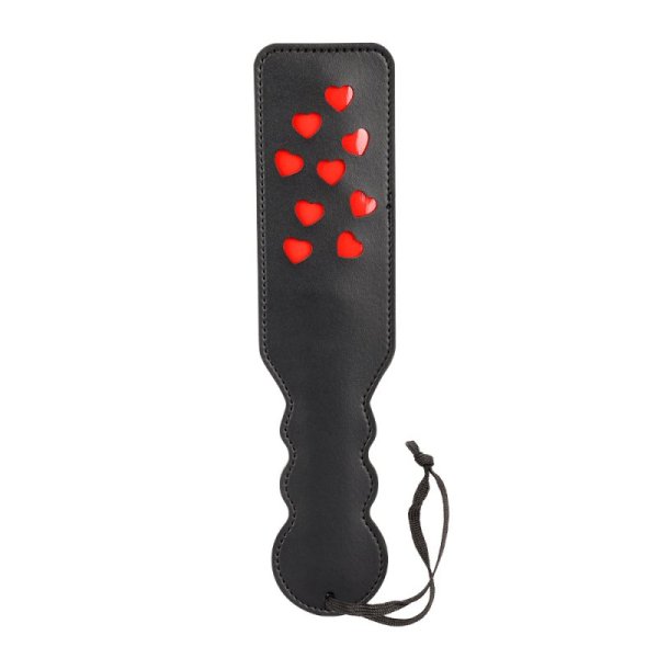 (image for) Spanking Paddle with Red Heart Shape