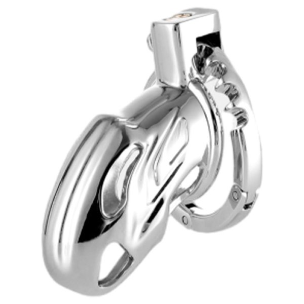 (image for) Adjustable Ring and Invisible Vertical Lock Cock Cage