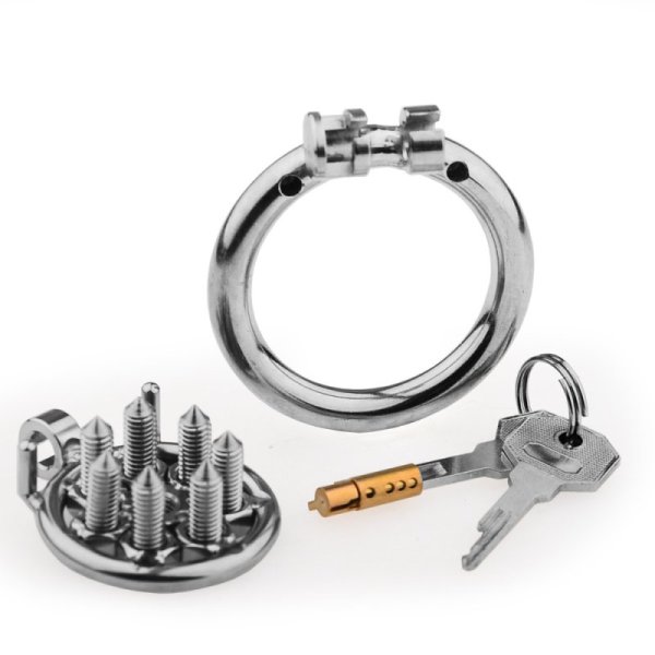 (image for) Spikes Flat Chastity Cage