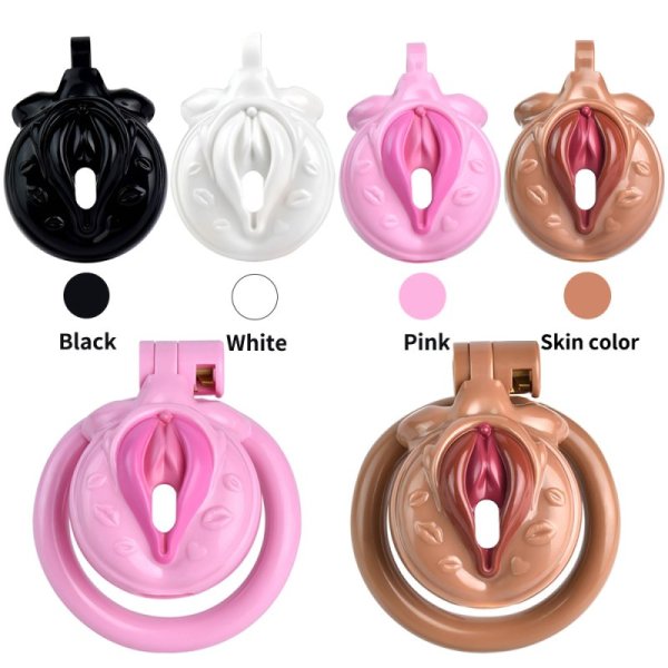 (image for) Sissy PussyChastity Cock Cage
