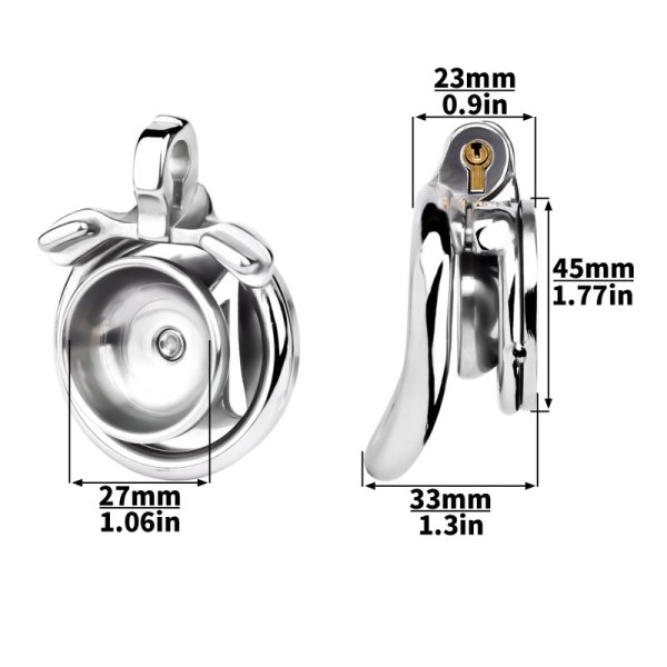 (image for) M Flat Chastity Device Inverted