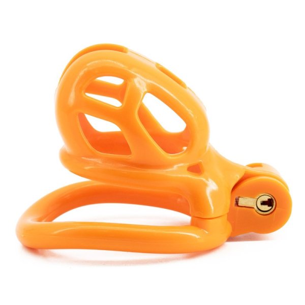 (image for) Orange Cobra Male Chastity Cage Kits