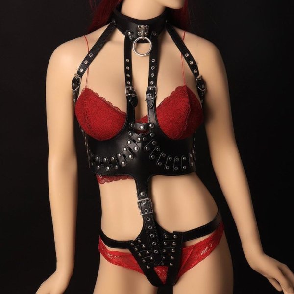 (image for) Teddy Bra Waist Belt Strap Corset Bustier