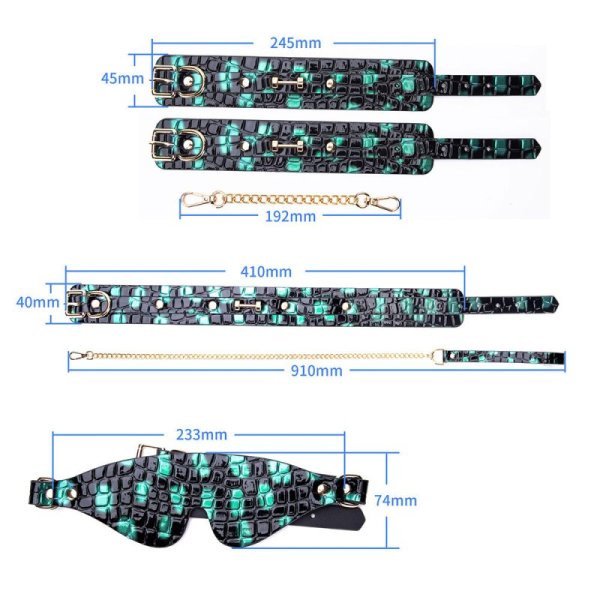 (image for) Snake Pattern 3 PCS Bondage Kit