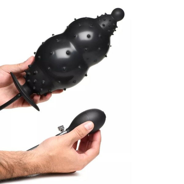 (image for) Ribbed Inflatable Anal Plug