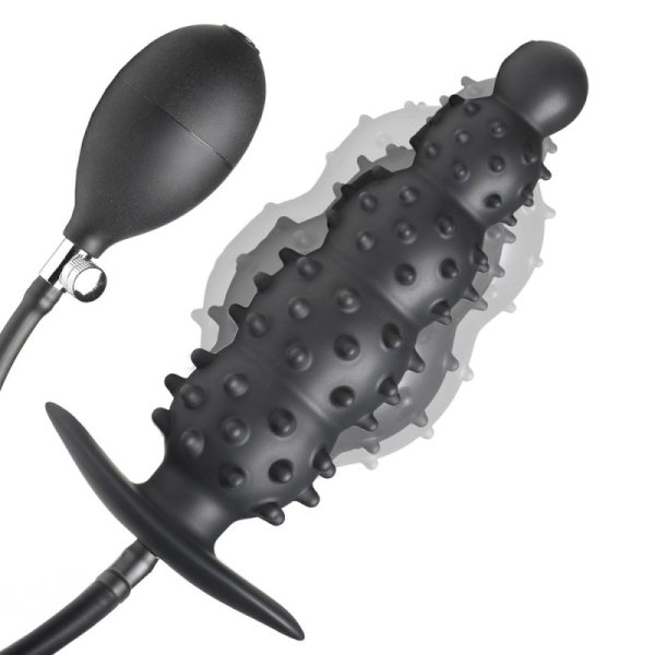 (image for) Ribbed Inflatable Anal Plug