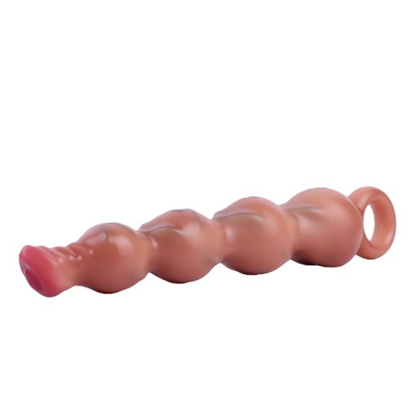 (image for) Vibrating Anal Dildo Beads 10.2 Inches
