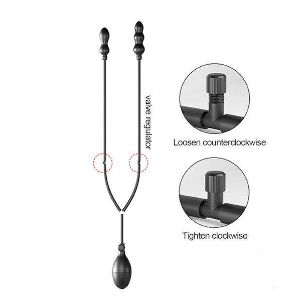 (image for) Double Head Inflatable Silicone Anal Plug