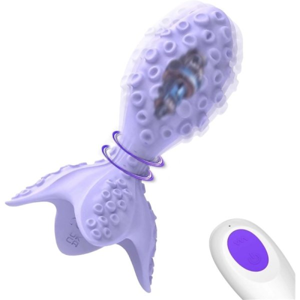 (image for) Octalus Suction Cup Design Vibrating Butt Plug