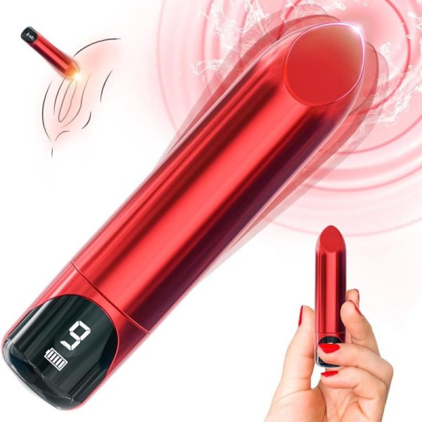(image for) Lipstick LED Display Bullet Massager