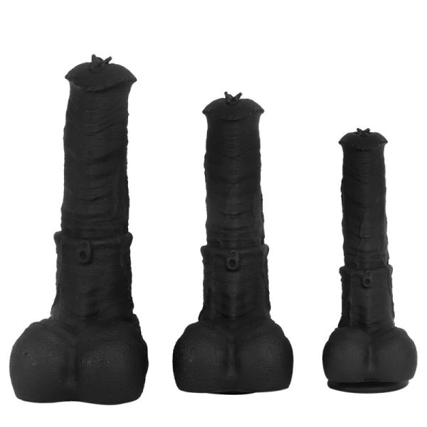 (image for) Big Dark Horse Silicone Realistic Dildo