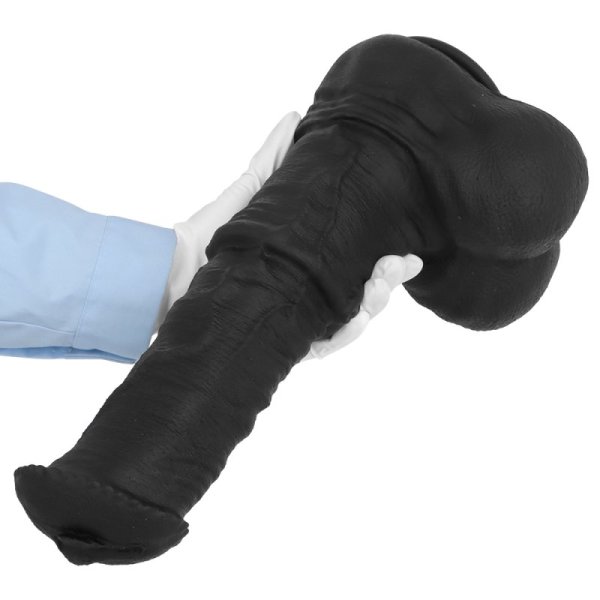 (image for) Big Dark Horse Silicone Realistic Dildo