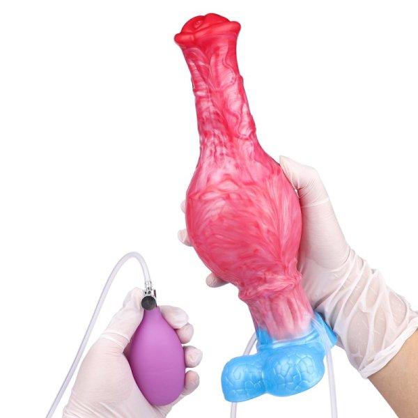 (image for) Squirting Inflatable Fantasy Dildo - Alien