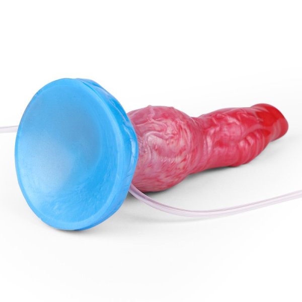 (image for) Squirting Inflatable Fantasy Dildo - Wolf Dick