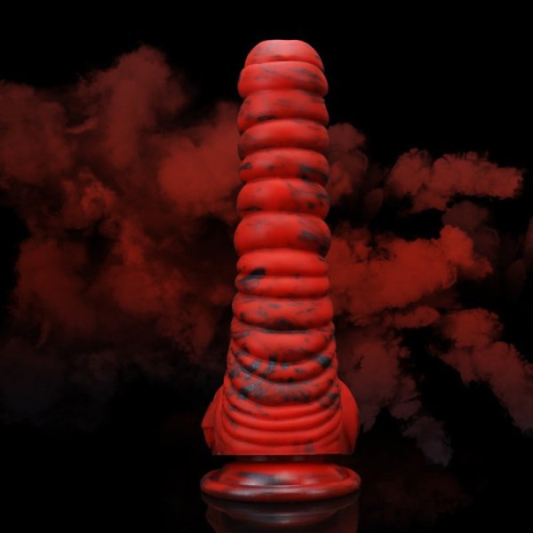 (image for) Lava Demon Thick Thred Silicone Dildo