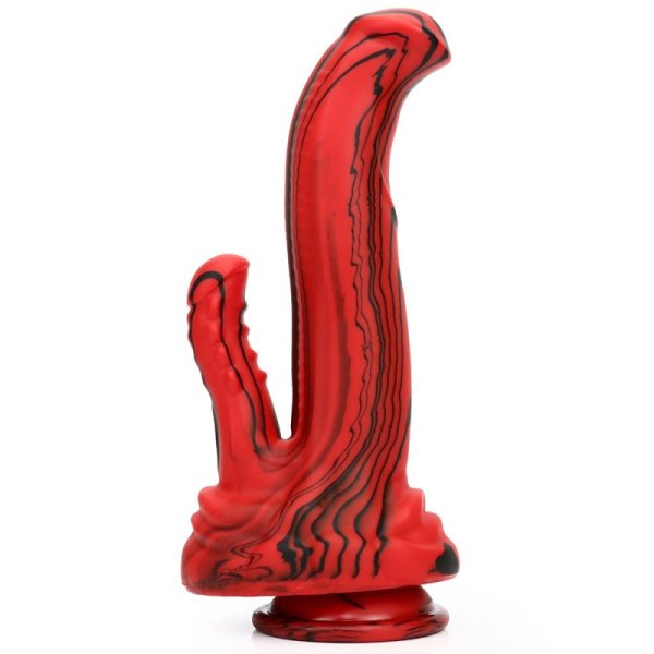 (image for) Red Double Dildos with Suction Cup