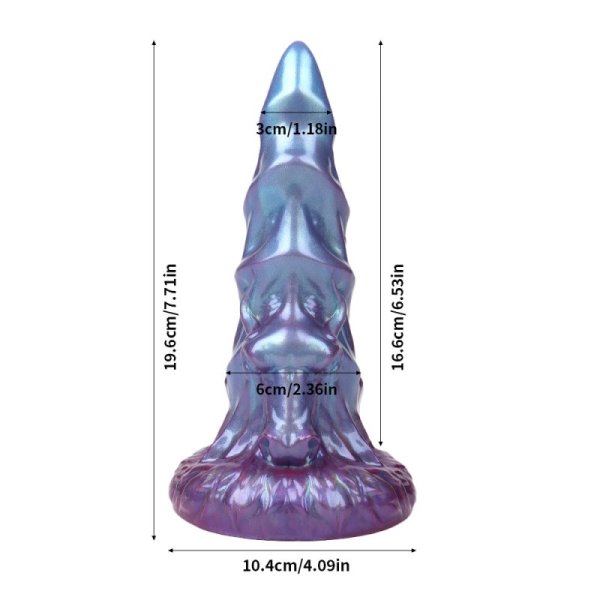 (image for) Pearlescent Color Horns Butt Plug
