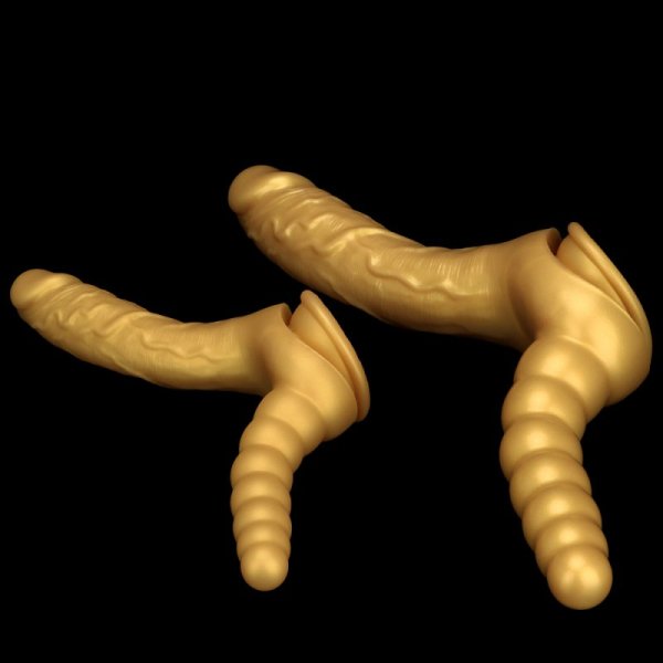(image for) Double Penetration Silicone Twin Dildo
