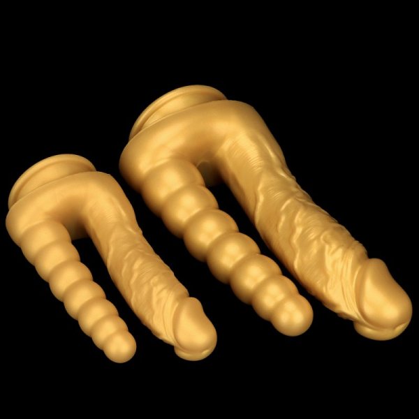 (image for) Double Penetration Silicone Twin Dildo