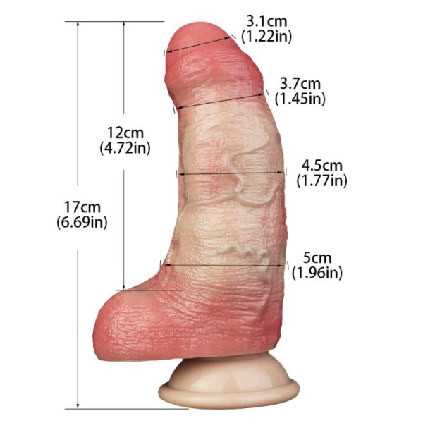 (image for) Double Density Realistic 17 cm Dong