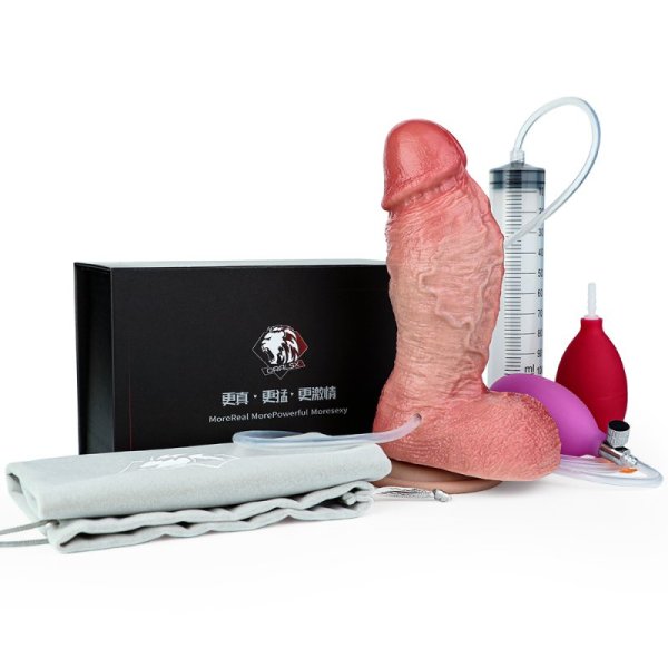 (image for) Squirting Inflatable Realistic 19.5 cm Dong